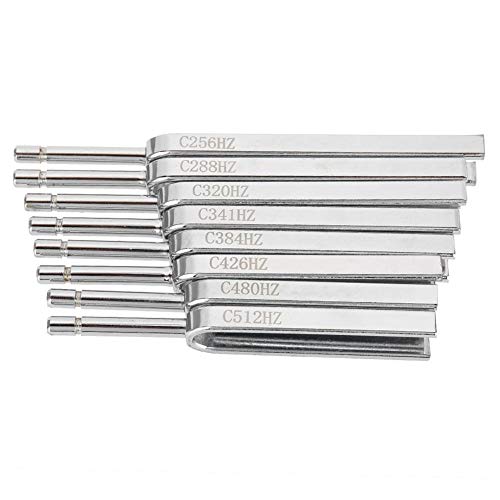Jadpes 128 512 528 Diapasón Herramie, hz 426hz Aleación de Aluminio Chakra Diapasón Diapasón Instrumento de Terapia energética Herramienta de reparación de Sonido de Tono Kit de