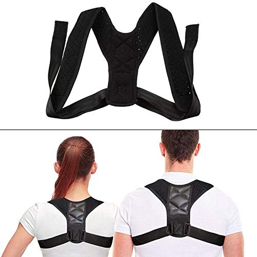 JIUYUE Corset Correa de corrección de la Buena Postura del Corrector de la Postura del Corrector de la Espalda Ajustable para niños Adultos (Color