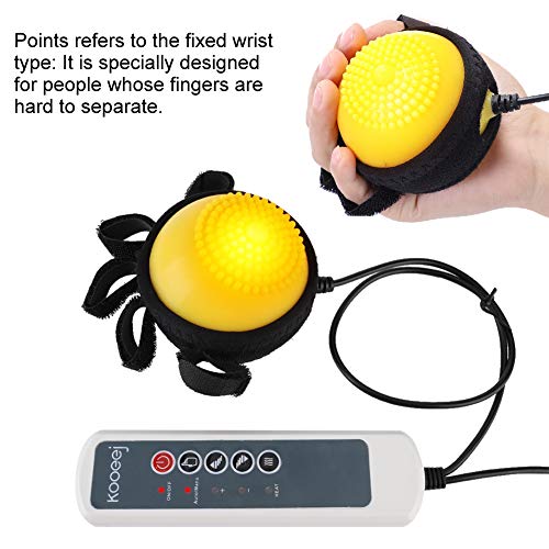 Juego de entrenador de mano entrenador de dedos, dispositivo de entrenamiento de dedos, dispositivos de entrenamiento de dedos, férula de bola, hemiplejía de mano, entrenamiento de rehabilitación(EU)