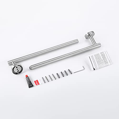 KES Toalleros de Baño sin Taladro Toallero Adhesivo Acero Inoxidable SUS304 Toallero Barra Acabado Cepillado 70CM, A2000S70BDG-2