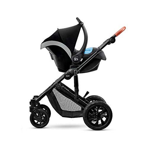 Kinderkraft Carrito Bebé 3 en 1 PRIME 2020, Silla de Paseo, Silla Coche, Gris