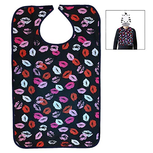 LHKJ Baberos Impermeables, Baberos Reutilizables Impermeables para Adultos, Lavables, para Migas