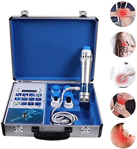 LHMYHHH Máquina de Terapia de Ondas de Choque extracorpórea, masajeador Multifuncional para aliviar el Dolor ED para Fascitis Plantar, Dolor de talón, tendinitis, Dolor de Codo