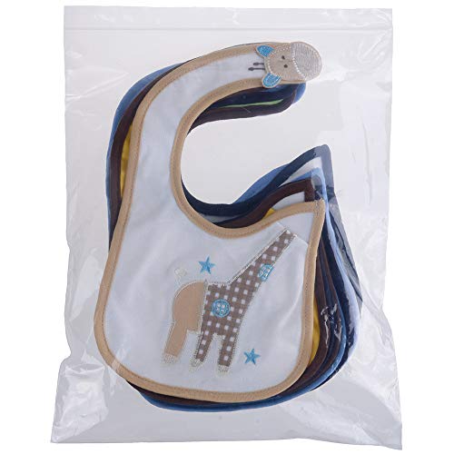 Lictin Baberos de Bebé-12pcs Baberos de Bebé para Niños Baberos de Bebé Impermeables con Diferentes Estampados Ajuste Unisexo para Bebé de 3-24 meses