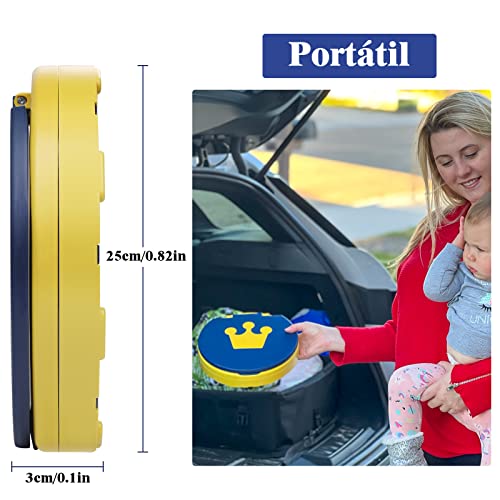 Lictin Orinal Portatil Niños Plegable - Inodoro Portatil Plegable para Niños,Orinal Viaje es Adecuado para Interiores y Viajes，Viene con 15 * Bolsa de Limpieza y 2 * Bolsa de Orinal