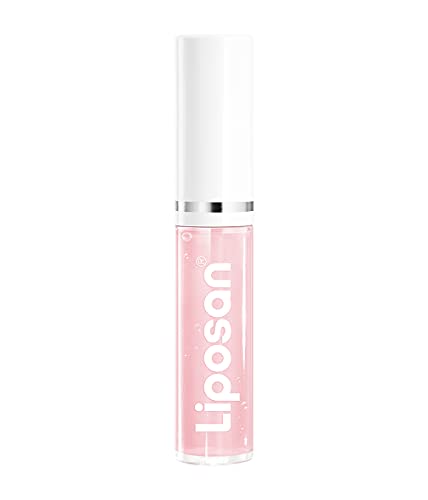 Liposan Lip Oil Gloss Clear Glow (1 x 5,5 ml), brillo labial con efecto volumen, bálsamo labial hidratante con acabado brillante, cuidado labial con fórmula vegana