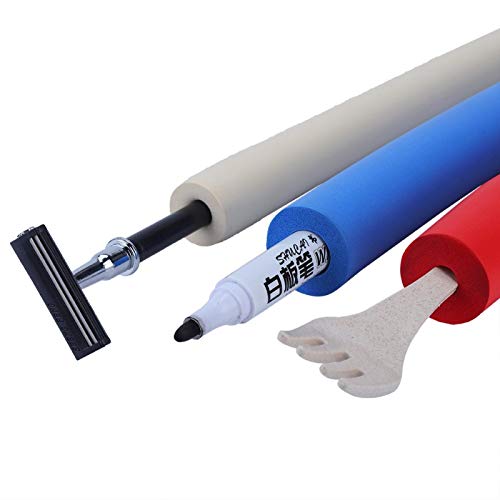 Mango de espuma, conveniente tubo de agarre de espuma de 6 piezas, cómodos cepillos de dientes para bolígrafos, utensilios, lápices