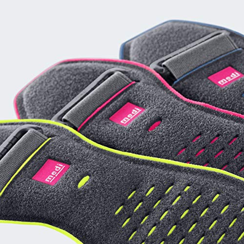 medi Epibrace - Epicondylitisspange unisex | grau/pink | Unterarmbandage zur Schmerzlinderung der Sehnenansätze