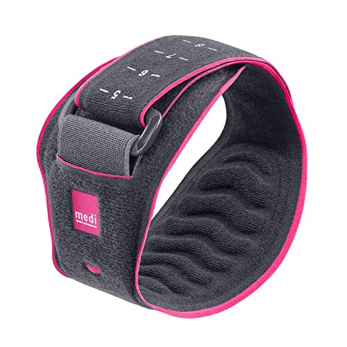 medi Epibrace - Epicondylitisspange unisex | grau/pink | Unterarmbandage zur Schmerzlinderung der Sehnenansätze