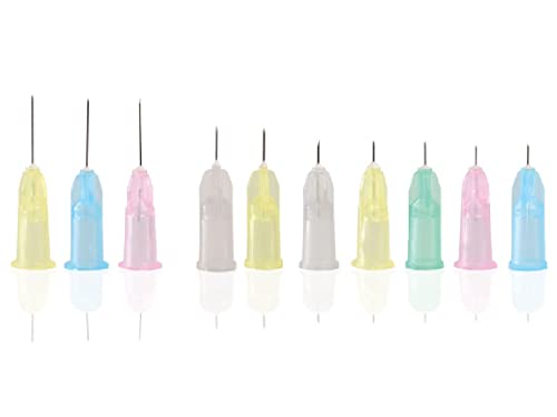 MESOTERAPIA LUER AGUJA, 31G, 0,26 mm de diámetro, altura de 4 mm, azul claro (paquete de 100)