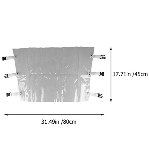 Milisten Funda Dental Transparente para Silla Protector Reclinable Dental Almohadilla para El Pie Funda para Silla Accesorio para El Pie