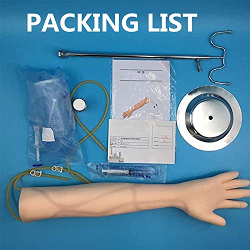 Modelo De Entrenamiento De Venipuntura, Kit De Práctica De Flebotomía Modelo De Inyección De Sangre, Brazo De Práctica Para Flebotomía Con Un Bolso De Almacenamiento