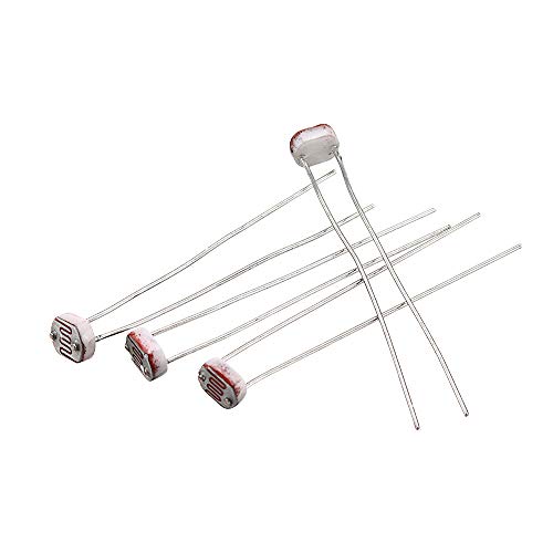 Módulo electrónico Resistencia dependiente de la luz LDR 5mm fotorestor fotoeléctrico interruptor elemento detector de fotos 5549 60pcs Equipo electrónico de alta precisión