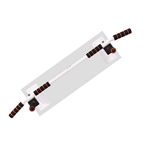 MorNon Montado Pared Pull Up Bar Bracket Hierro Gimnasio Casa Estación de Aptitud Inmersión Barra Dominadas para Montar Pared Blanco