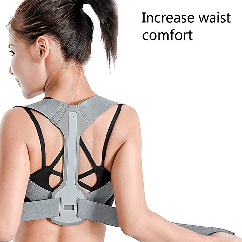 MOXIN Corrector De Postura para Hombres Y Mujeres, Abrazadera De Cifosis Invisible, Cinturón De Respaldo Cómodo Y Transpirable, Que Alivia El Dolor del Cuello, La Espalda Y El Hombro,S