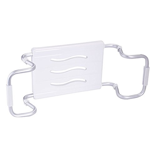 MSV MS093 - Asiento puente para bañera, aluminio 55/70 x 18.7 x 26.1 cm