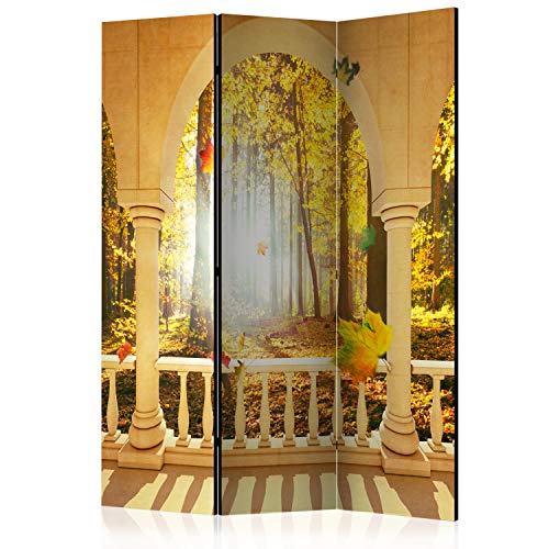 murando Biombo con Tablero de Corcho Naturaleza 135x172 cm de Impresion Bilateral en el Lienzo de TNT Decoracion Foto Biombo de Madera con Imagen Impresa Separador Grande Home Office d-C-0115-z-b