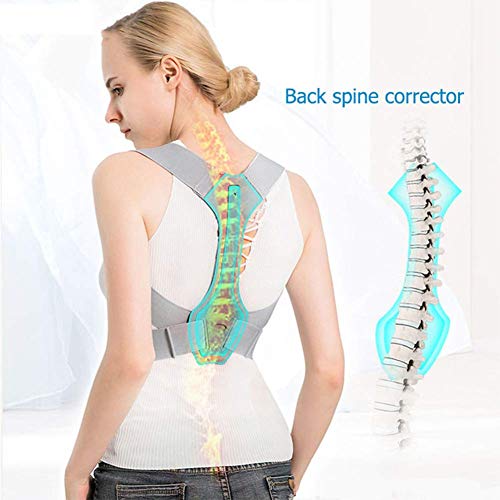 N / A hrtcorrección jorobada Spine corrección Anti-cifosis de Postura Invisible para los Adultos Terapia Brace, Respaldo Ajustable,S