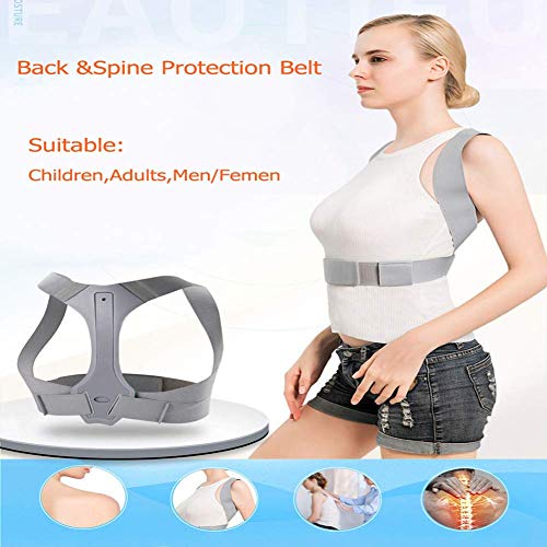 N / A hrtcorrección jorobada Spine corrección Anti-cifosis de Postura Invisible para los Adultos Terapia Brace, Respaldo Ajustable,S