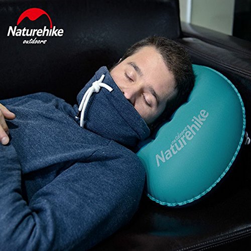 Naturehike Almohada de Viaje Hinchable Almohadilla del Aire del Cuello de Dormir Que acampa Engranaje rápida Portátil TPU NH17T013-Z