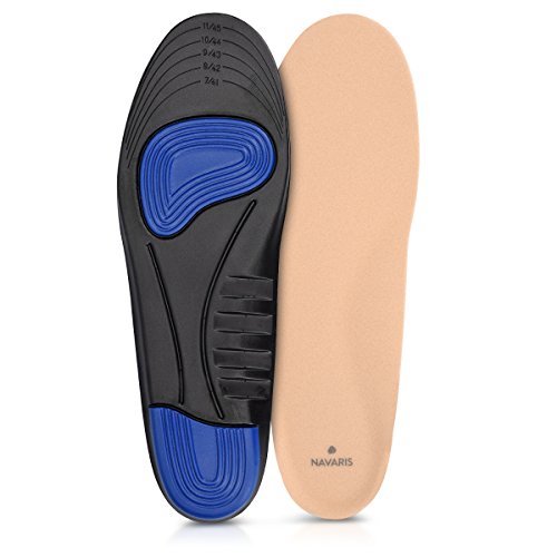 Navaris Plantillas para zapatos - suelas de para pies delicados - plantillas para calzado botas de trabajo