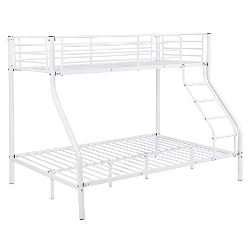 neu.haus Litera de metal Para 3 personas 210cm x 147,5cm x 168cm Somier Blanco