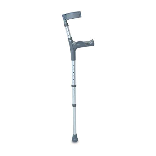 NRS Healthcare - Par de Muletas ajustables, con agarre cómodo