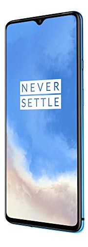 OnePlus 7T Smartphone , 8 GB RAM + 128 GB Speicher | Triple Kamera + Front-Kamera | Warp Charge 30 , Glacier Blue