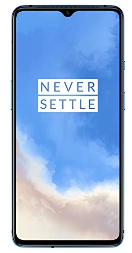 OnePlus 7T Smartphone , 8 GB RAM + 128 GB Speicher | Triple Kamera + Front-Kamera | Warp Charge 30 , Glacier Blue