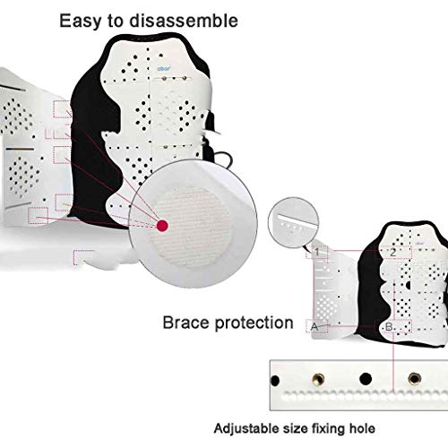 Ortesis de Columna Lumbar Ajustable Ortesis toracolumbar Soporte de fijación torácica Cintura Ortesis Corrector de Postura para Mujeres Hombres Fractura (Normal + Correa + Inflable) Roscloud@