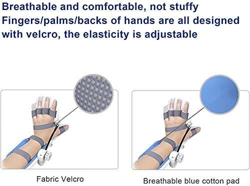 Ortesis para dedos Férula de mano en reposo Postoperatorio funcional, Bloqueos Férula para dedos Diapasón, Rehabilitación Entrenamiento de dedos Hemiplejía, Apoplejía, Rehabilitación de lesiones