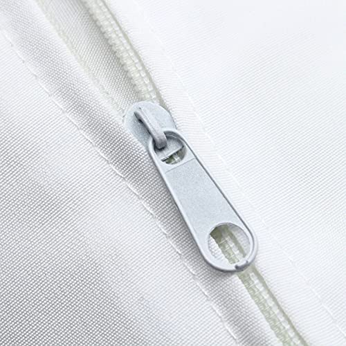 Overlord Almohada en forma de U; cojín de apoyo para el cuello, almohada ortopédica antialérgica con orificio para la oreja para dormir bien (color: blanco)