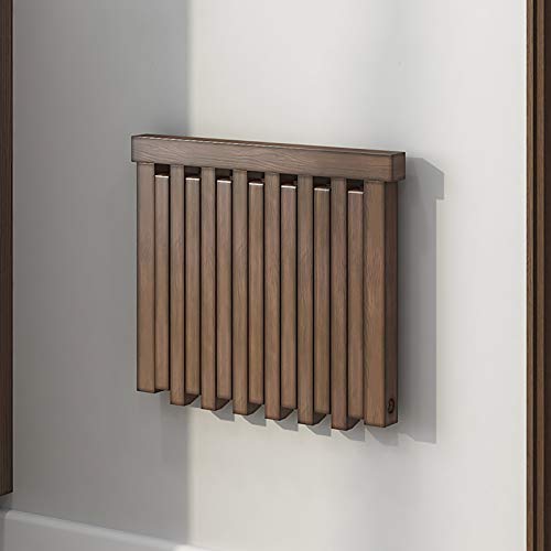 PEIHAN Taburete Plegable para Cambiar Zapatos, Taburete de Pared montado en la Pared Taburete de Porche montado en la Pared Que Ahorra Espacio, Taburete de Madera Maciza para baño