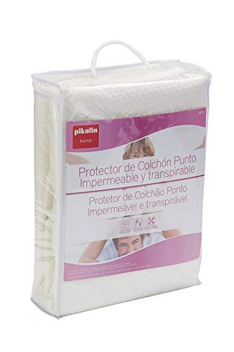 Pikolin Home - Protector/cubre colchón de bambú impermeable, transpirable y extra confortable gracias a su acabado en Jacquard