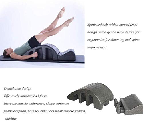 Pilates Spine Supporter Yoga cuña Spine Corrector Alivio del Dolor de Espalda equilibrada Masaje Arco del Cuerpo Bed corrección de cifosis Cervical aparatos de Ejercicios de Yoga