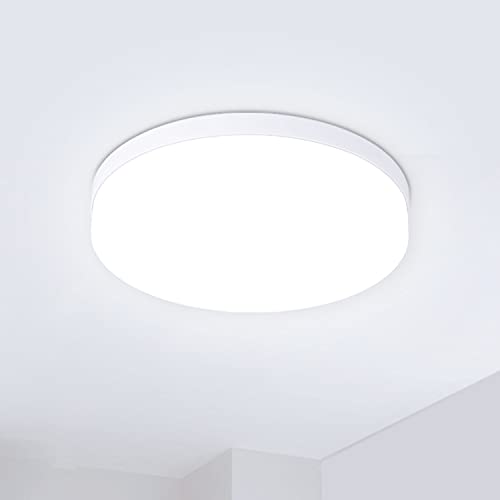 Plafon LED de Techo LED Plafones para Techo Redondo Lamparas de Techo Modernas 4500K Blanca 36W Luz de Techo para Baño Cocina Dormitorio Sala de Estar