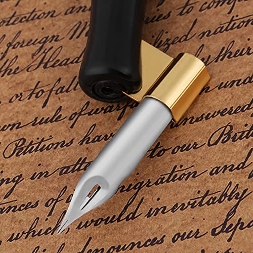 Pluma plástica de la inmersión del tenedor de la pluma de la inmersión del tenedor de la pluma del cómic Pluma de la inmersión de la caligrafía para escribir para el dibujo de la tinta