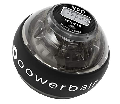Powerball NSD 280Hz Autostart Ejercitador de Brazo, y Fortalecedor de Antebrazos, Mano y Muñeca, Negro (Hybrid Pro)