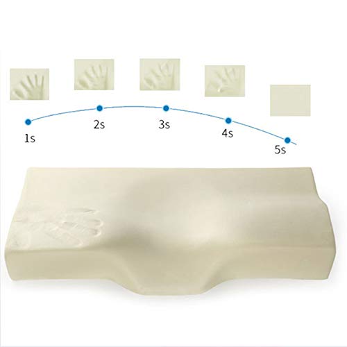 PPBB Almohada de Espuma viscoelástica para Ayudar a Dormir Almohada Cervical Cervical Especial para Estudiantes con Memoria Cama ergonómica para Personas Que Duermen de Lado y de Espaldas