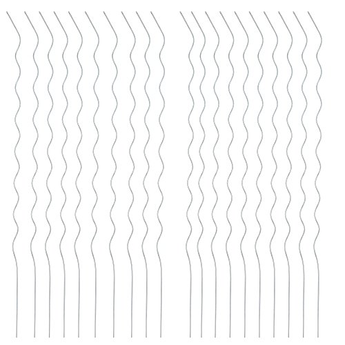 [pro.tec] Set de 20 Varillas para tomatera - Tutor en Espiral para Tomate - Longitud 180cm