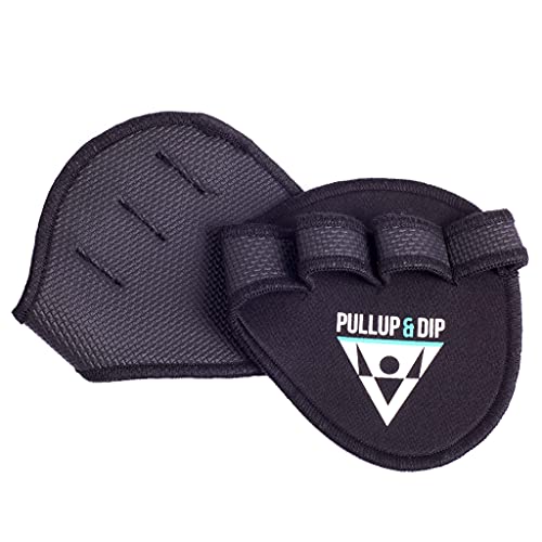 PULLUP & DIP Guantes De Agarre Fitness, Musculación, 1 Par De Almohadillas De Agarre De Neopreno, Almohadillas De Entrenamiento Como Alternativa A Los Guantes De Entrenamiento Para Un Agarre Máximo
