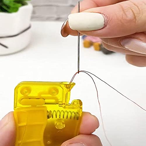 Qagazine Enhebrador de aguja automático de la aguja de la guía del uno mismo del hilo de la mano del dispositivo de rosca para los ancianos