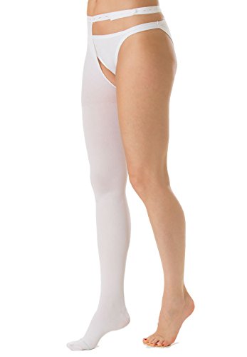 Relaxsan Antitrombosis M2380RA (Blanco, S) monopanti PIERNA DERECHA punta inspecciónable para reposo antiembólica K1 compresión graduada 18-23 mmHg