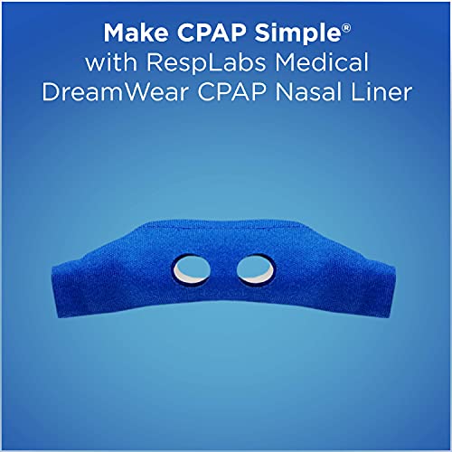 RespLabs CPAP Mask Liners for the DreamWear Nasal Mask and Pillows - Comfort Enhancing. Super Soft, Washable, Cotton Covers - 3 Pack.