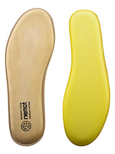 riemot Plantillas Memory Foam para Zapatos de Hombre y Mujer, Plantillas para Zapatillas Botas, Cómodas y Amortiguación para Trabajo, Deportes, Caminar, Senderismo W-Khaki-8