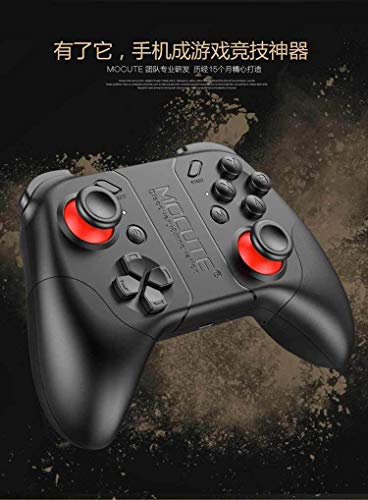 rongweiwang Gamepad Bluetooth para el Mando inalámbrico PUBG Joystick PC Remoto VR cojín del Juego para el iPhone para el iPad para TVBOX
