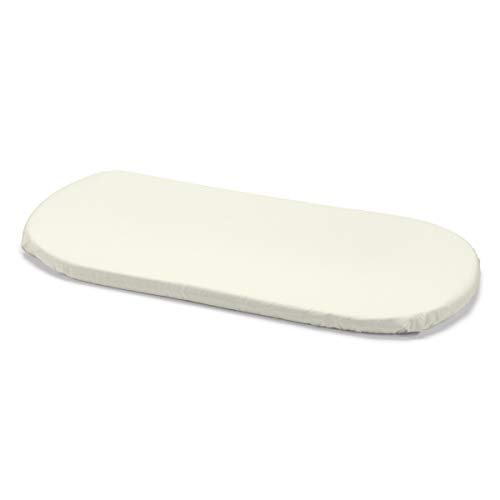 Sábana ajustable algodón para Capazo/carro, 35x80x7 cm, color beige