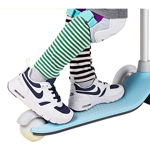 Scooter Scooter de los niños - scooter plegable para niñas niños truco scooter completo truco scooters intermedio y principiante estilo libre trucos scooters para 8 años de edad ( Color : Blue )