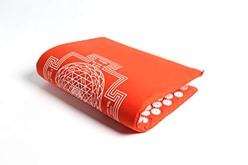 Shakti Mat Original Naranja – Alfombrilla de acupresión para dolor de espalda lumbalgia, ciática, estrés e insomnio.