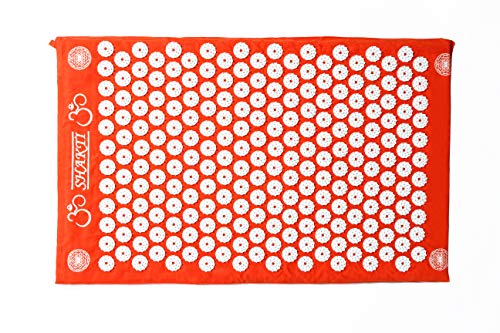 Shakti Mat Original Naranja – Alfombrilla de acupresión para dolor de espalda lumbalgia, ciática, estrés e insomnio.